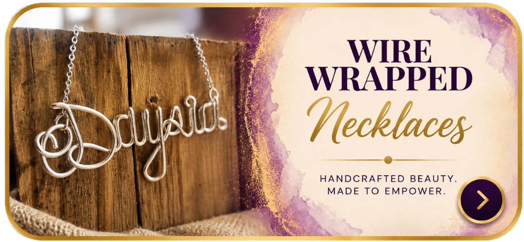Handcrafted wire wrapped necklaces