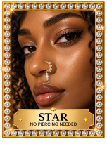 STAR Non-Pierced Nose Cuff – Model View