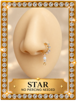 STAR Nose Cuff – Handcrafted Detail View